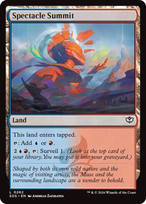 Spectacle Summit card from Secrets of Strixhaven
