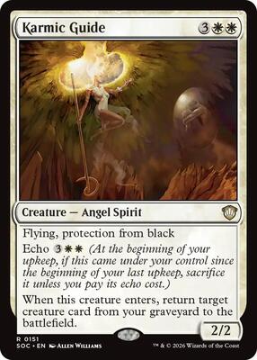 Karmic Guide card from Commander: Secrets of Strixhaven