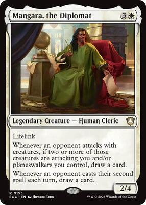 Mangara, the Diplomat card from Commander: Secrets of Strixhaven
