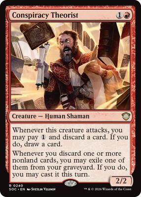 Conspiracy Theorist card from Commander: Secrets of Strixhaven