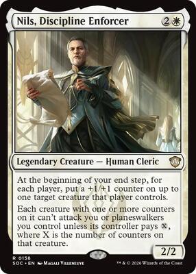 Nils, Discipline Enforcer card from Commander: Secrets of Strixhaven