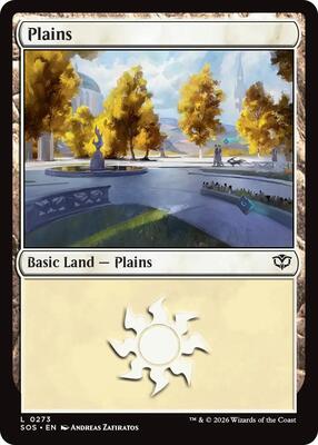 Plains (0273) card from Secrets of Strixhaven