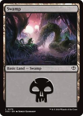 Swamp (0276) card from Secrets of Strixhaven