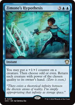 Zimone's Hypothesis card from Commander: Secrets of Strixhaven