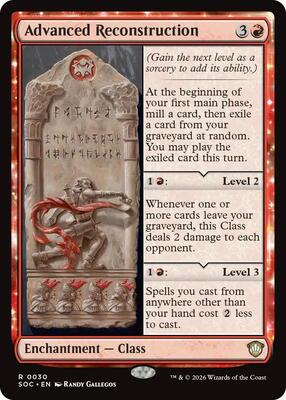 Advanced Reconstruction card from Commander: Secrets of Strixhaven