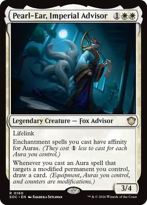 Pearl-Ear, Imperial Advisor card from Commander: Secrets of Strixhaven