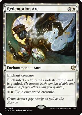 Redemption Arc card from Commander: Secrets of Strixhaven