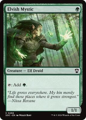 Elvish Mystic card from Commander: Secrets of Strixhaven