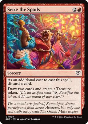 Seize the Spoils card from Secrets of Strixhaven
