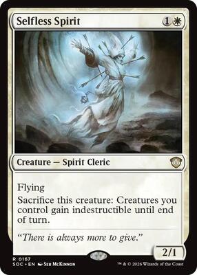 Selfless Spirit card from Commander: Secrets of Strixhaven