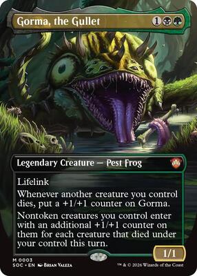 Gorma, the Gullet (Borderless) card from Commander: Secrets of Strixhaven