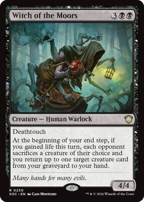 Witch of the Moors card from Commander: Secrets of Strixhaven