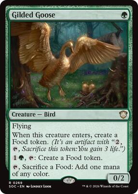 Gilded Goose card from Commander: Secrets of Strixhaven