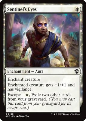 Sentinel's Eyes card from Commander: Secrets of Strixhaven