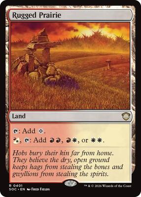 Rugged Prairie card from Commander: Secrets of Strixhaven