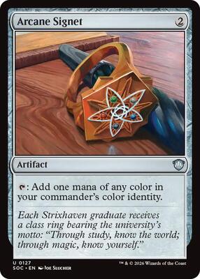 Arcane Signet card from Commander: Secrets of Strixhaven