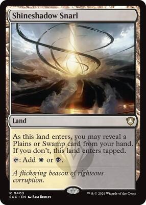 Shineshadow Snarl card from Commander: Secrets of Strixhaven