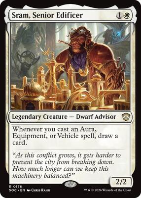 Sram, Senior Edificer card from Commander: Secrets of Strixhaven