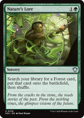 Nature's Lore card from Commander: Secrets of Strixhaven