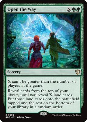 Open the Way card from Commander: Secrets of Strixhaven