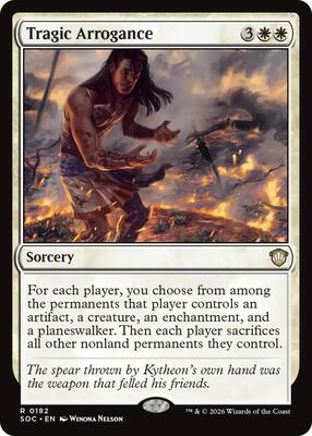 Tragic Arrogance card from Commander: Secrets of Strixhaven