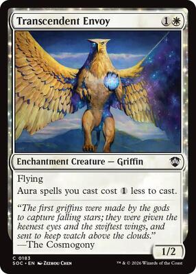 Transcendent Envoy card from Commander: Secrets of Strixhaven