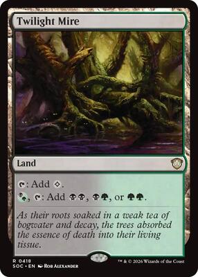 Twilight Mire card from Commander: Secrets of Strixhaven