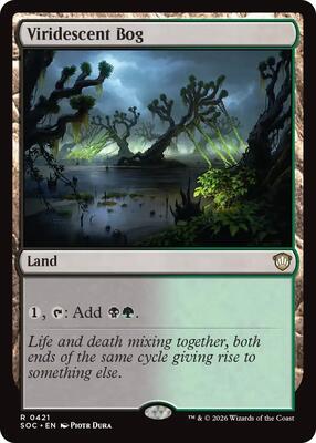 Viridescent Bog card from Commander: Secrets of Strixhaven