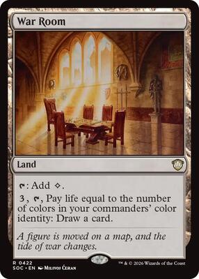 War Room card from Commander: Secrets of Strixhaven