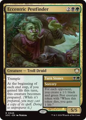 Eccentric Pestfinder card from Commander: Secrets of Strixhaven