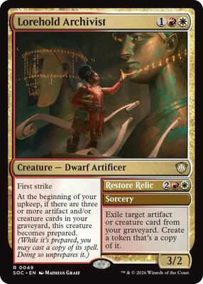 Lorehold Archivist card from Commander: Secrets of Strixhaven
