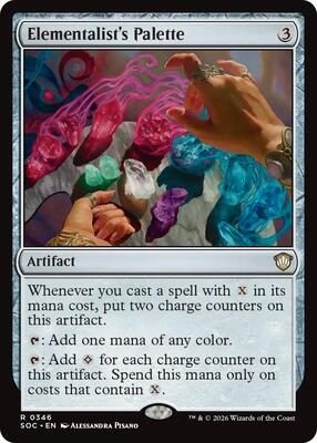Elementalist's Palette card from Commander: Secrets of Strixhaven