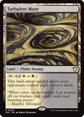 Turbulent Moor card from Commander: Secrets of Strixhaven