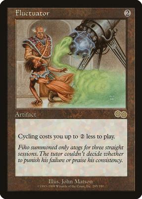 Fluctuator card from Urza's Saga