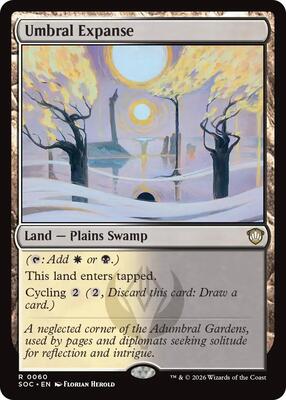 Umbral Expanse card from Commander: Secrets of Strixhaven