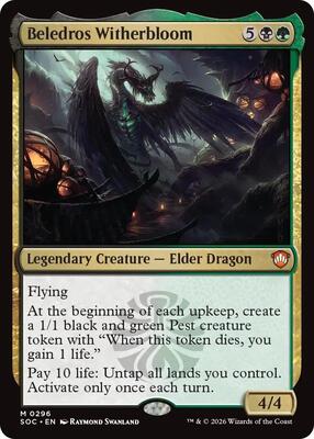 Beledros Witherbloom card from Commander: Secrets of Strixhaven