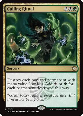 Culling Ritual card from Commander: Secrets of Strixhaven