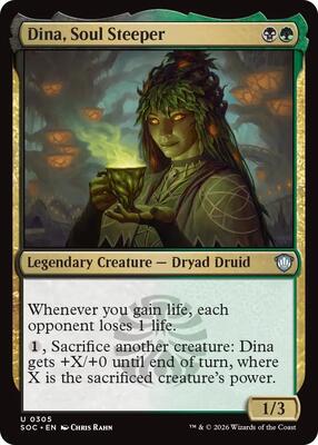 Dina, Soul Steeper card from Commander: Secrets of Strixhaven