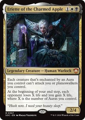 Eriette of the Charmed Apple card from Commander: Secrets of Strixhaven
