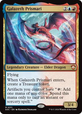 Galazeth Prismari card from Commander: Secrets of Strixhaven