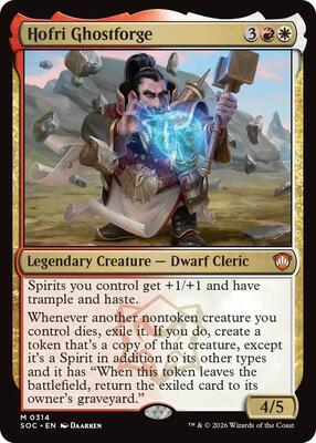 Hofri Ghostforge card from Commander: Secrets of Strixhaven