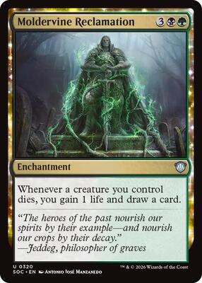 Moldervine Reclamation card from Commander: Secrets of Strixhaven