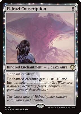 Eldrazi Conscription card from Commander: Secrets of Strixhaven