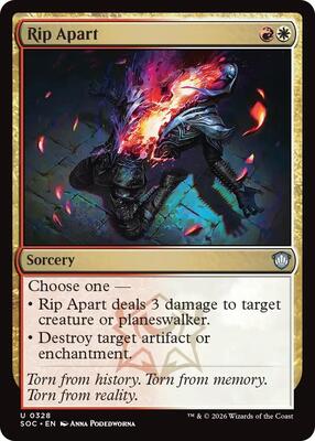 Rip Apart card from Commander: Secrets of Strixhaven
