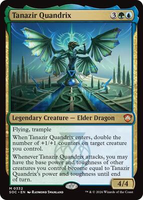 Tanazir Quandrix card from Commander: Secrets of Strixhaven