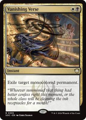 Vanishing Verse card from Commander: Secrets of Strixhaven