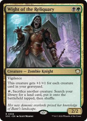 Wight of the Reliquary card from Commander: Secrets of Strixhaven