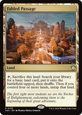 Fabled Passage card from Commander: Secrets of Strixhaven
