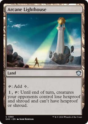 Arcane Lighthouse card from Commander: Secrets of Strixhaven