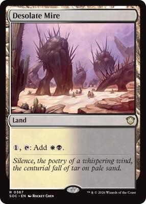 Desolate Mire card from Commander: Secrets of Strixhaven